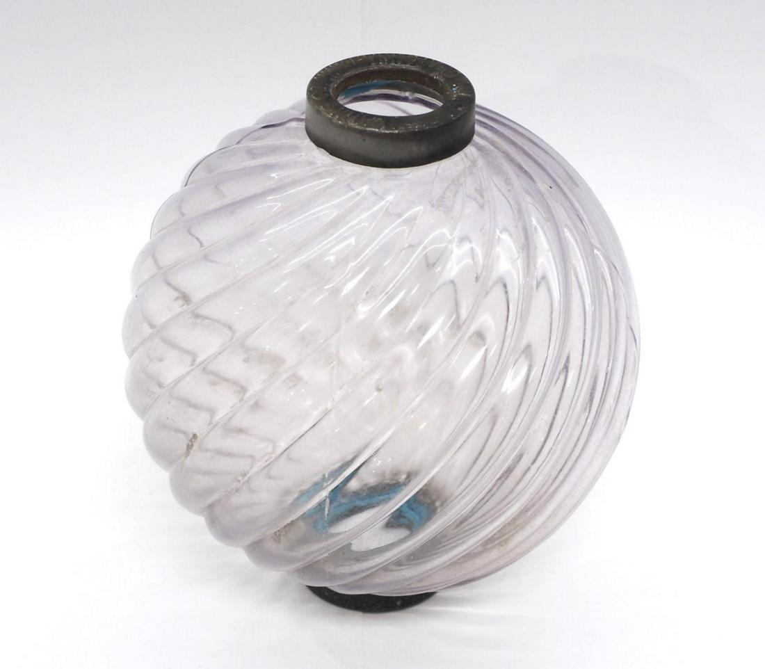 SCA purple swirl lightning rod ball (1 of 2)