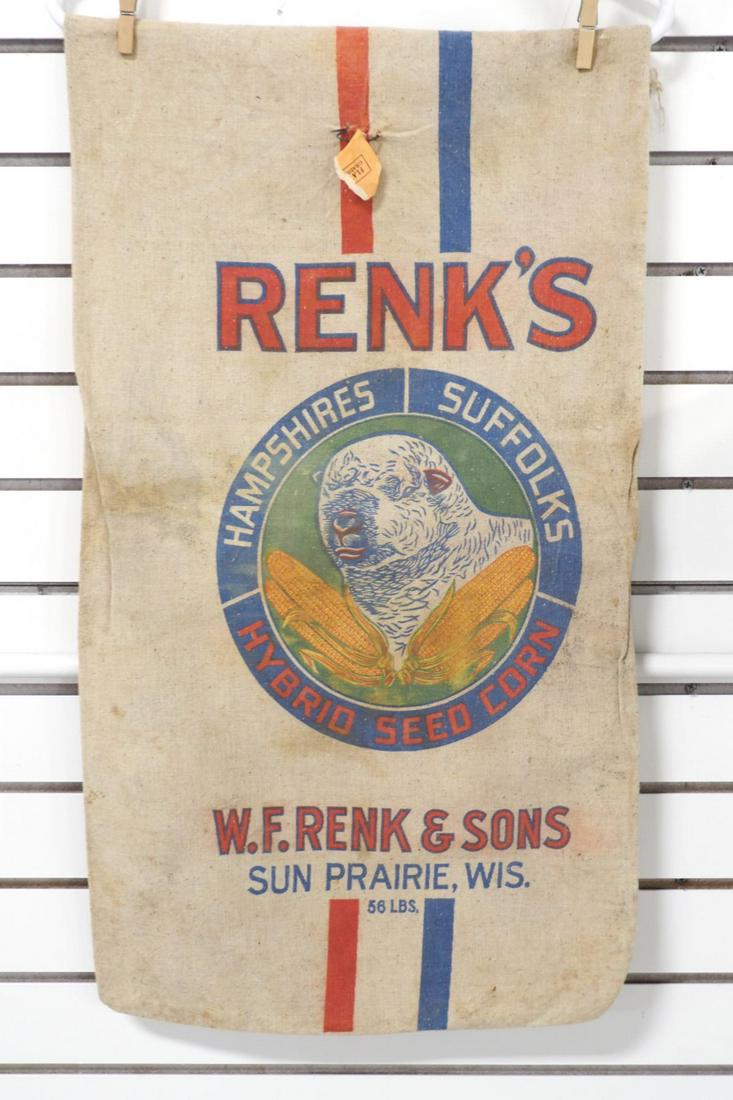 Renks cloth seed corn bag: Renks cloth seed corn bag