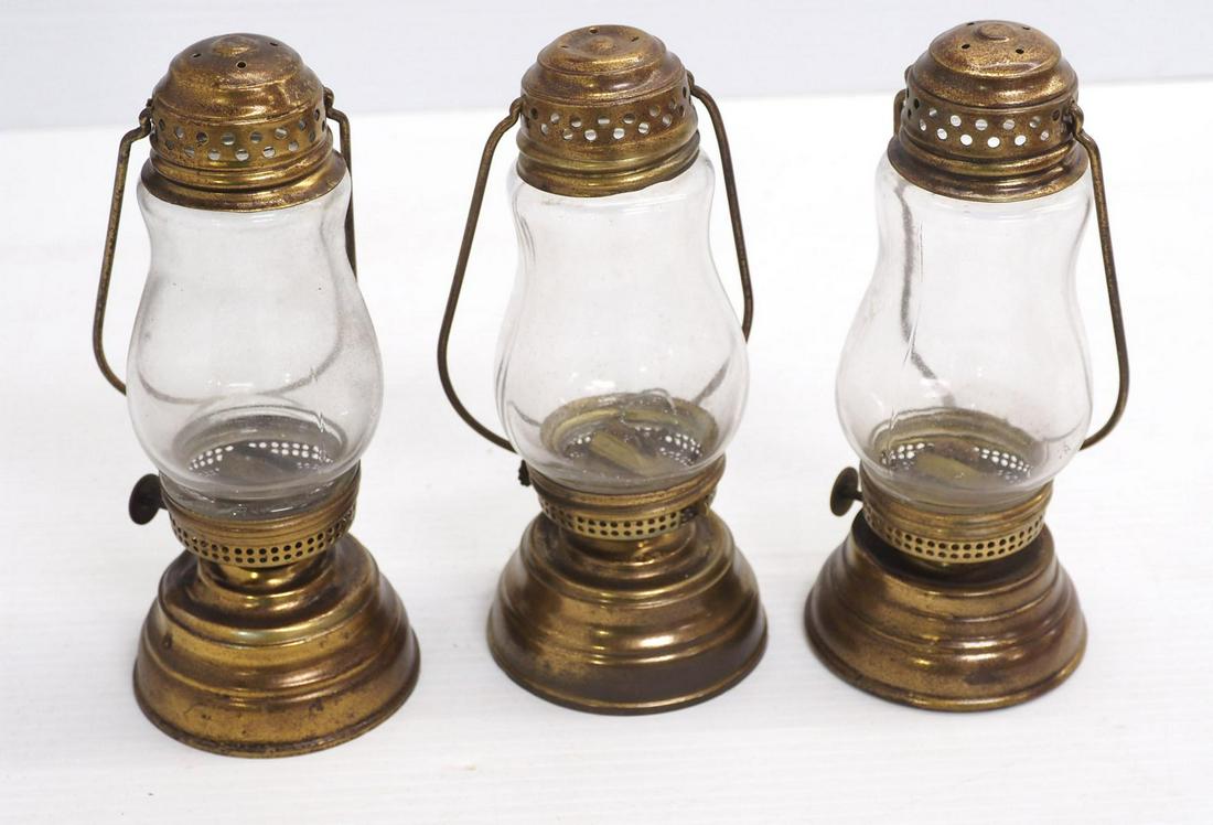 (3) Brass skater lanterns (1 of 2)