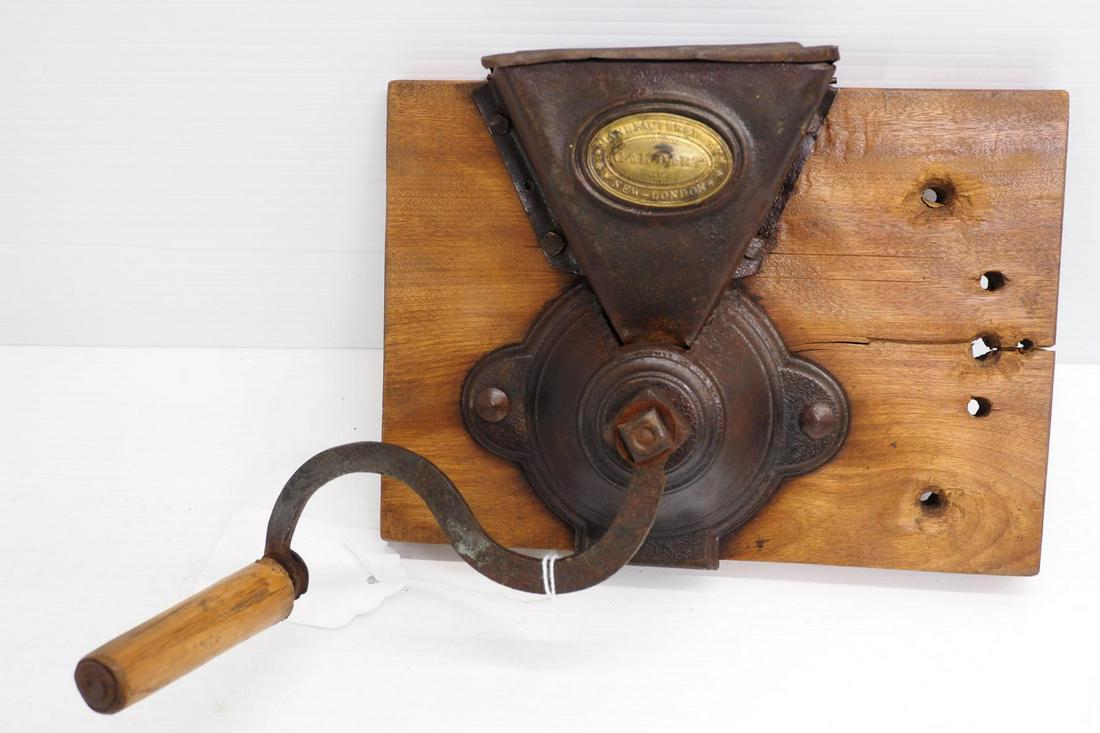 Cast iron C & L Dart wall-mount coffee grinder (1 of 4)