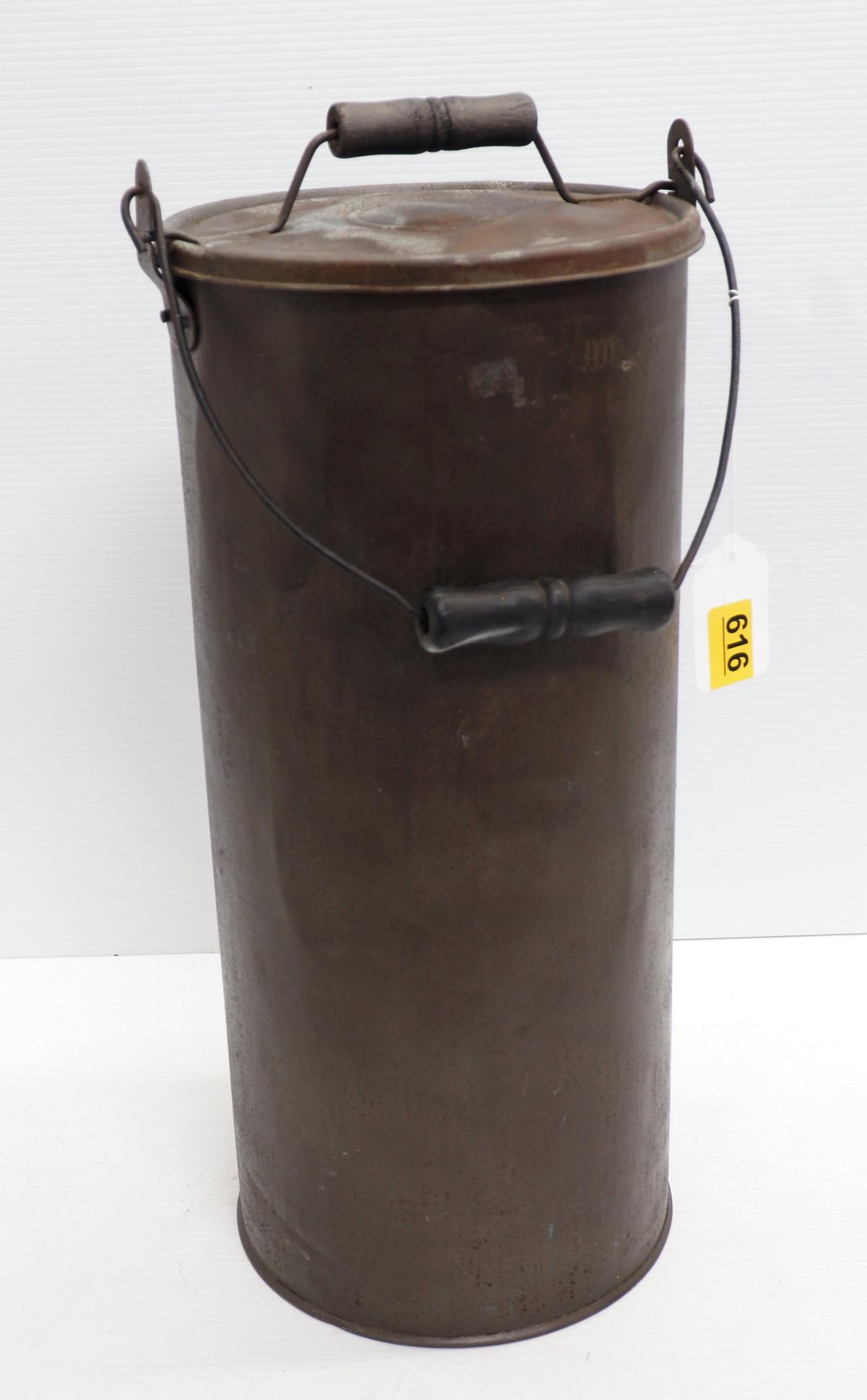 Galvanized 5-gallon cream can (1 of 3)