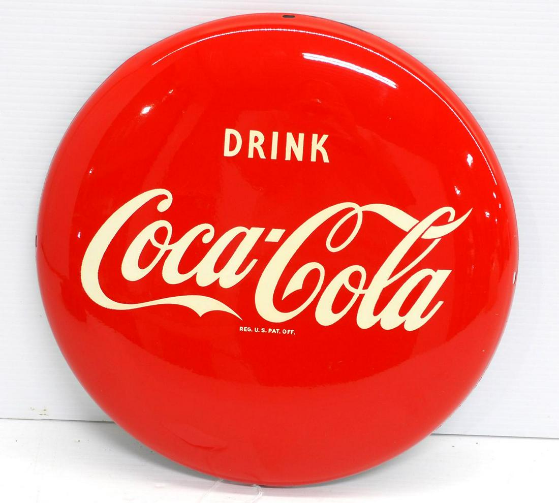 Coca Cola button sign (1 of 3)