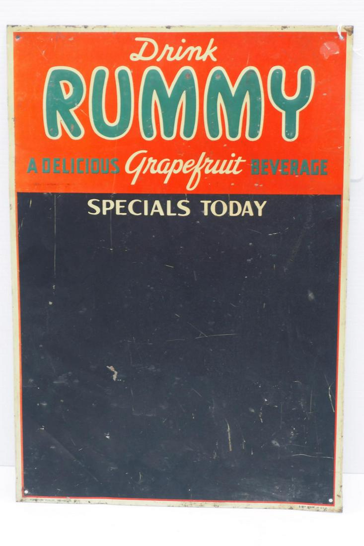Drink Rummy Grapefruit Beverage price board sign (1 of 4)