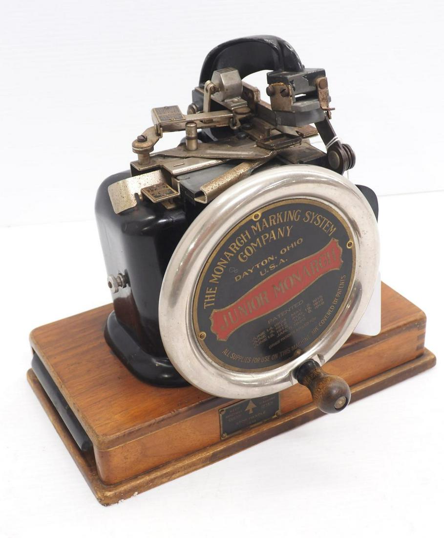 Monarch Jr. hand-crank marking machine (1 of 4)
