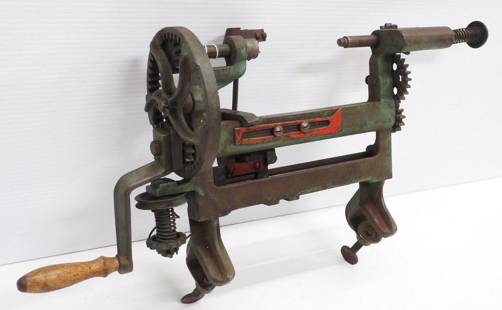 Cast iron bench-mount Success orange parer (1 of 4)