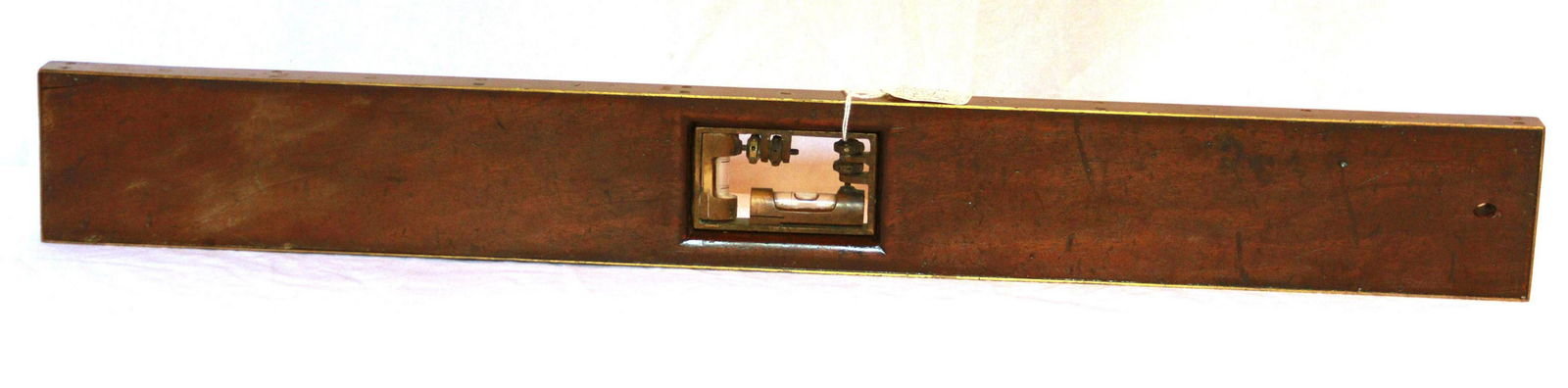 Unusual Mahogany Plumb & Level (1 of 3)