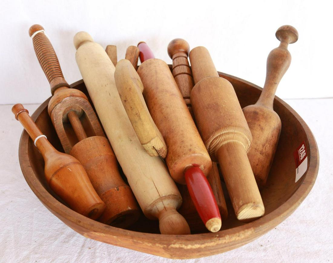 Various Wooden Kitchen Items (1 of 2)