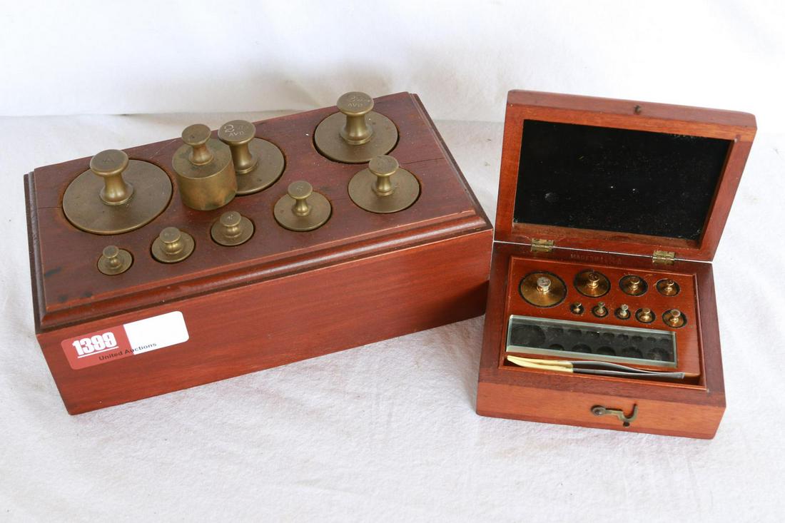 Various Brass Scale Weights (1 of 1)