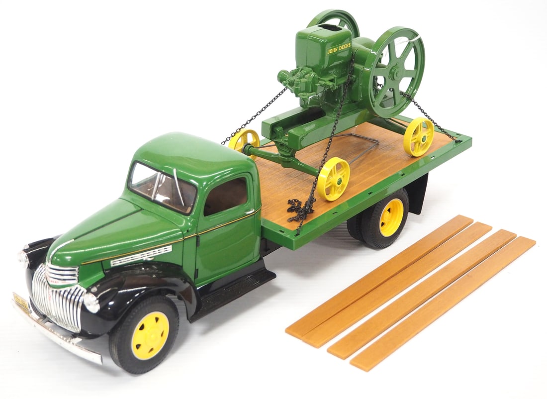 Flatbed Truck And John Deere Hit & Miss Engine Auction
