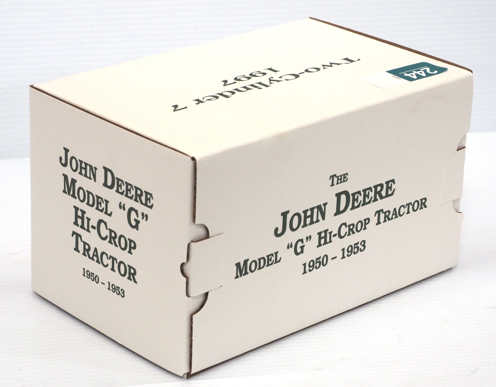 Ertl John Deere Model "G" Hi-Crop Tractor: Ertl 1/16 scale John Deere Model "G" Hi-Crop Tractor, Two-Cylinder 1997 - NIB