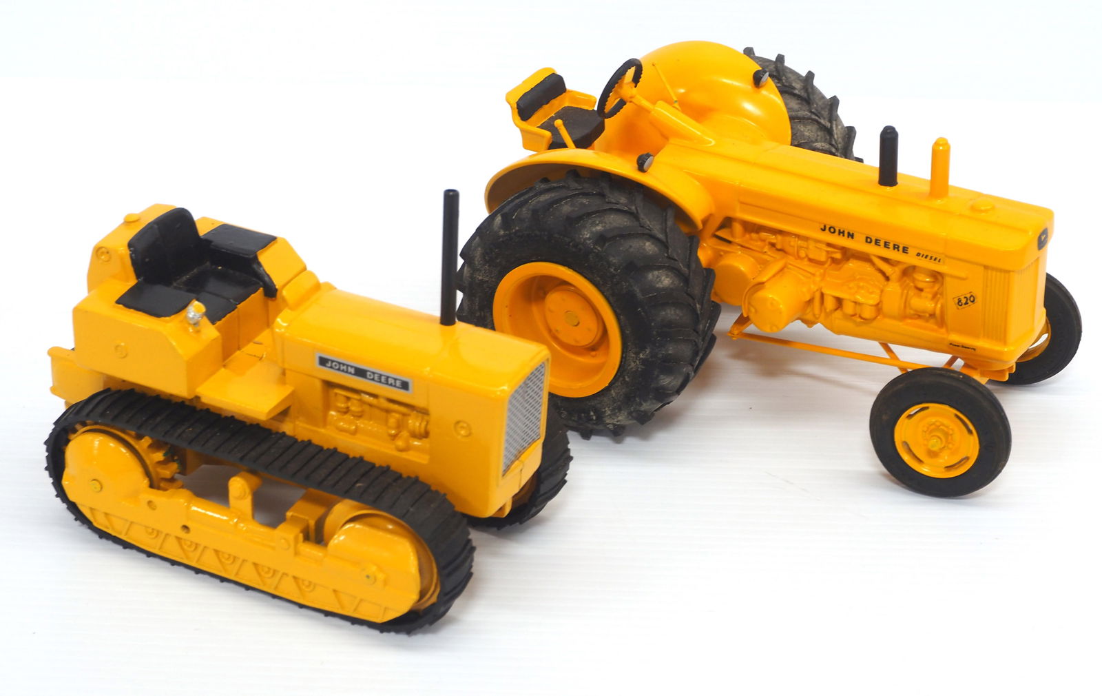 (2) John Deere Industrial Tractors: (2) John Deere Tractors: 820 / Crawler