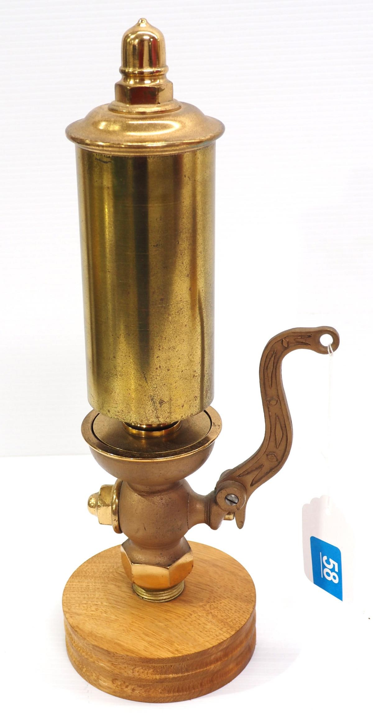 McNar & Hardin brass 1-tone steam whistle (1 of 2)