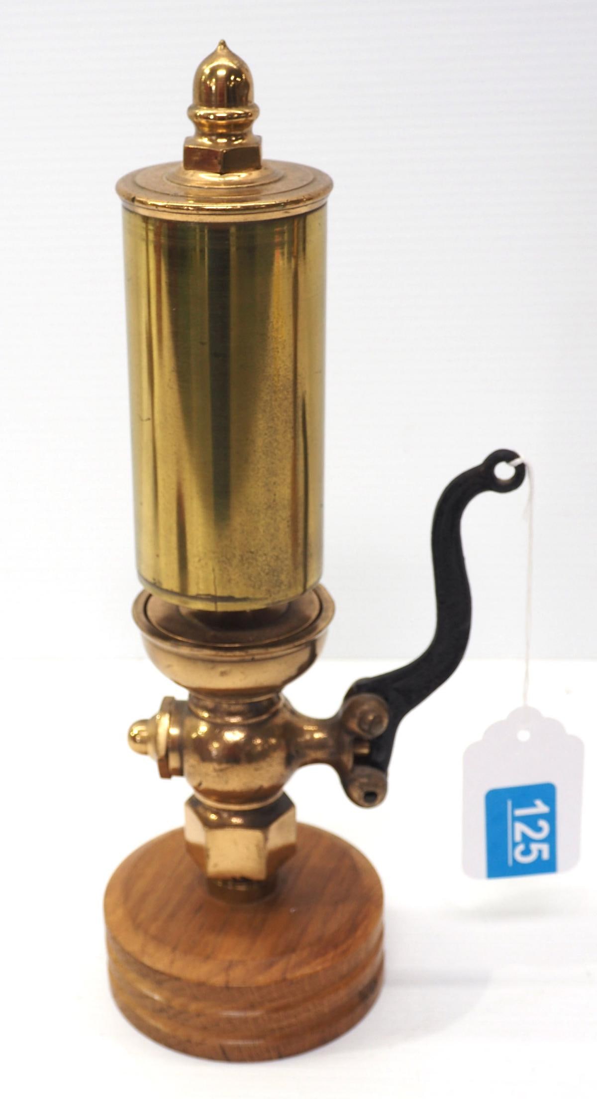 Sears brass 1-tone steam whistle (1 of 2)