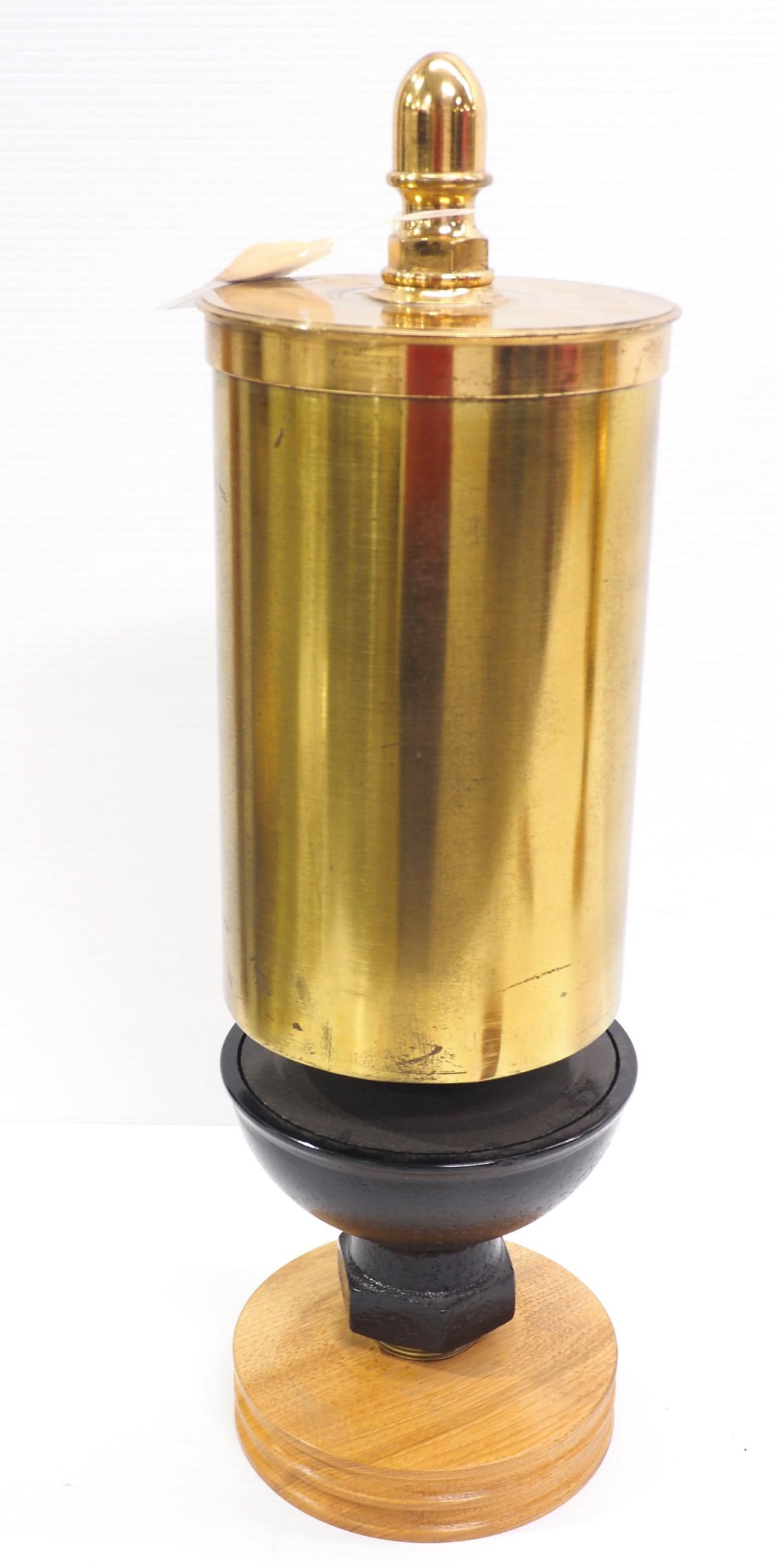 Brass 1-tone steam whistle (1 of 2)