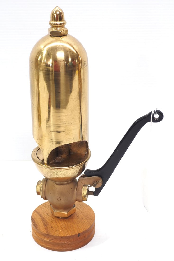 Lunkenheimer brass 3-tone steam whistle (1 of 2)