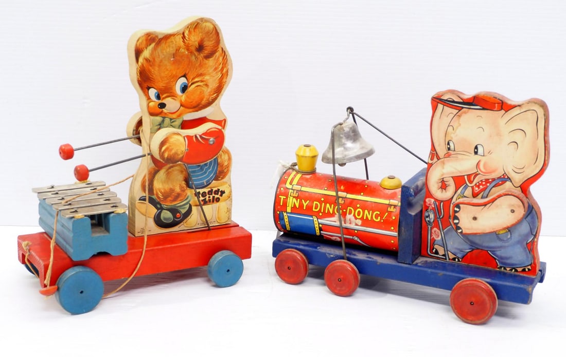 Fisher Price Teddy Zilo toy and Tiny Ding-Dong toy (1 of 2)