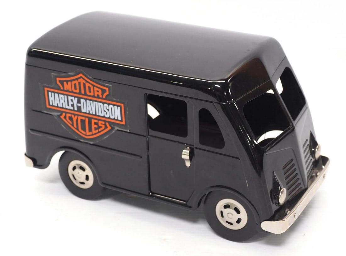Tonka Delivery Van painted to Harley Davidson (1 of 3)