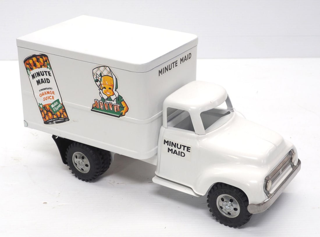 Tonka Delivery Truck painted to Minute Maid (1 of 3)