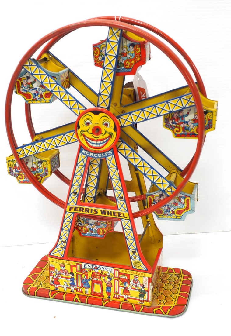Tin wind-up Hercules Ferris Wheel (1 of 2)