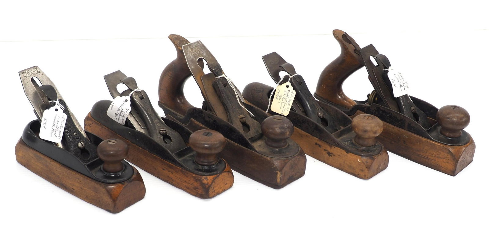 (5) Stanley Transitional Block Planes (1 of 2)