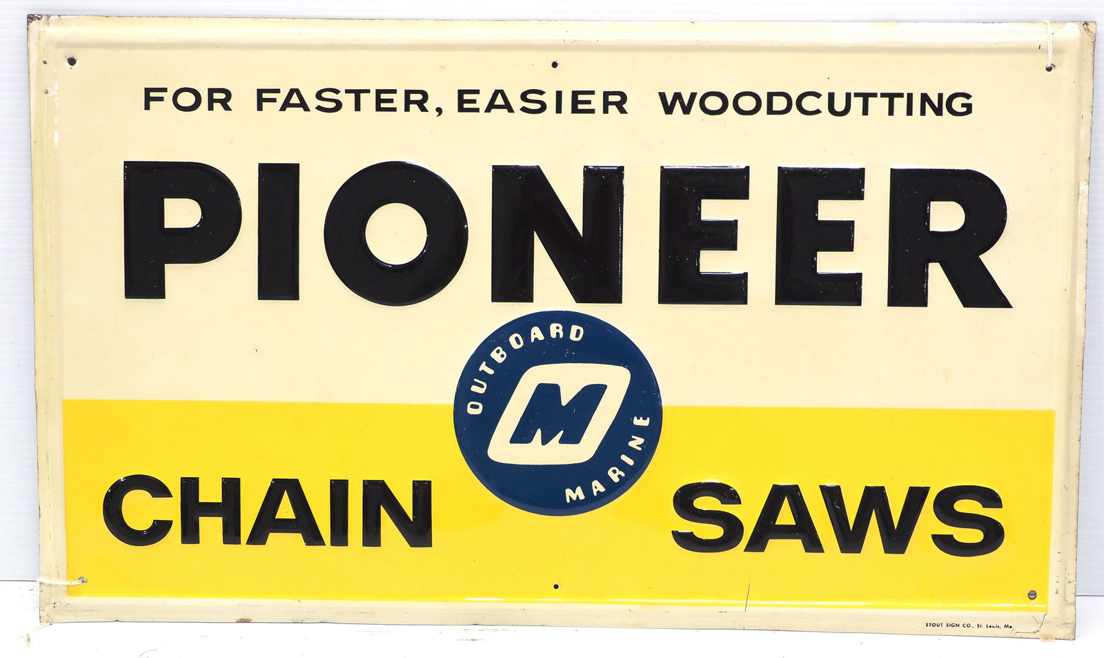 Pioneer Chain Saws sign (1 of 3)