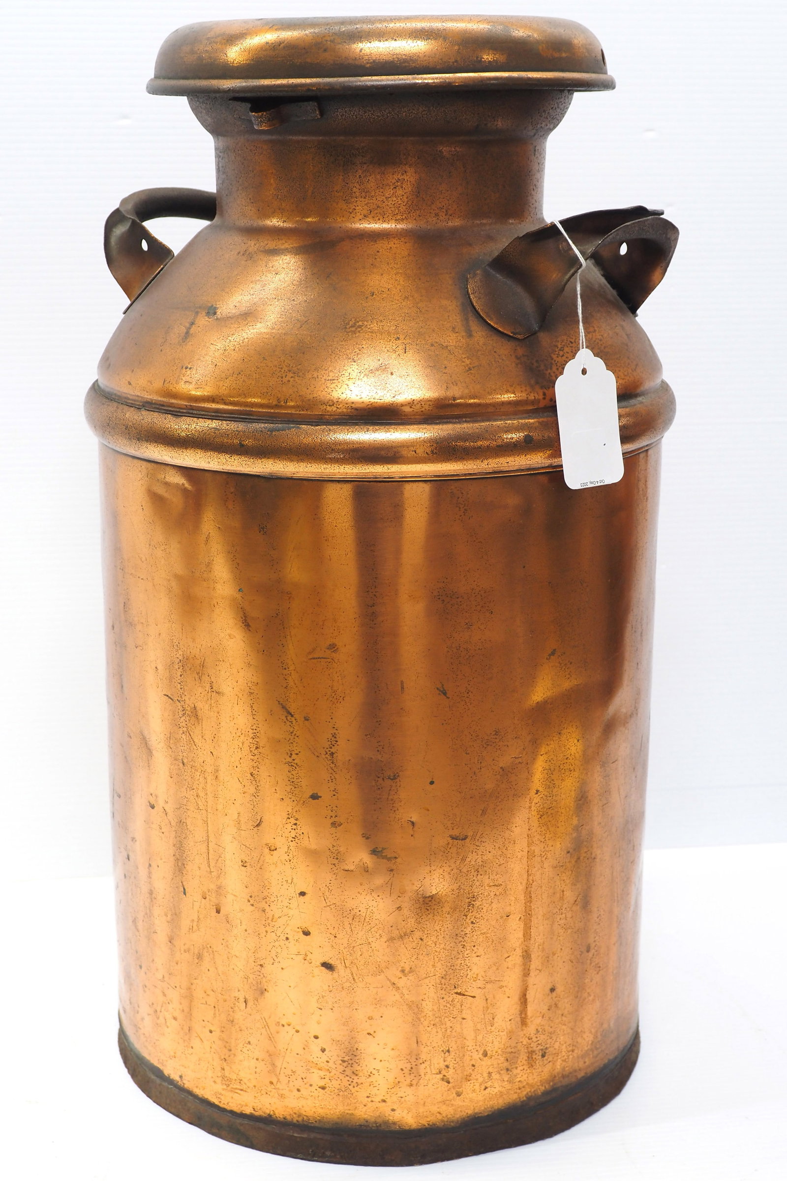 Copper 5 gallon milk can (1 of 3)