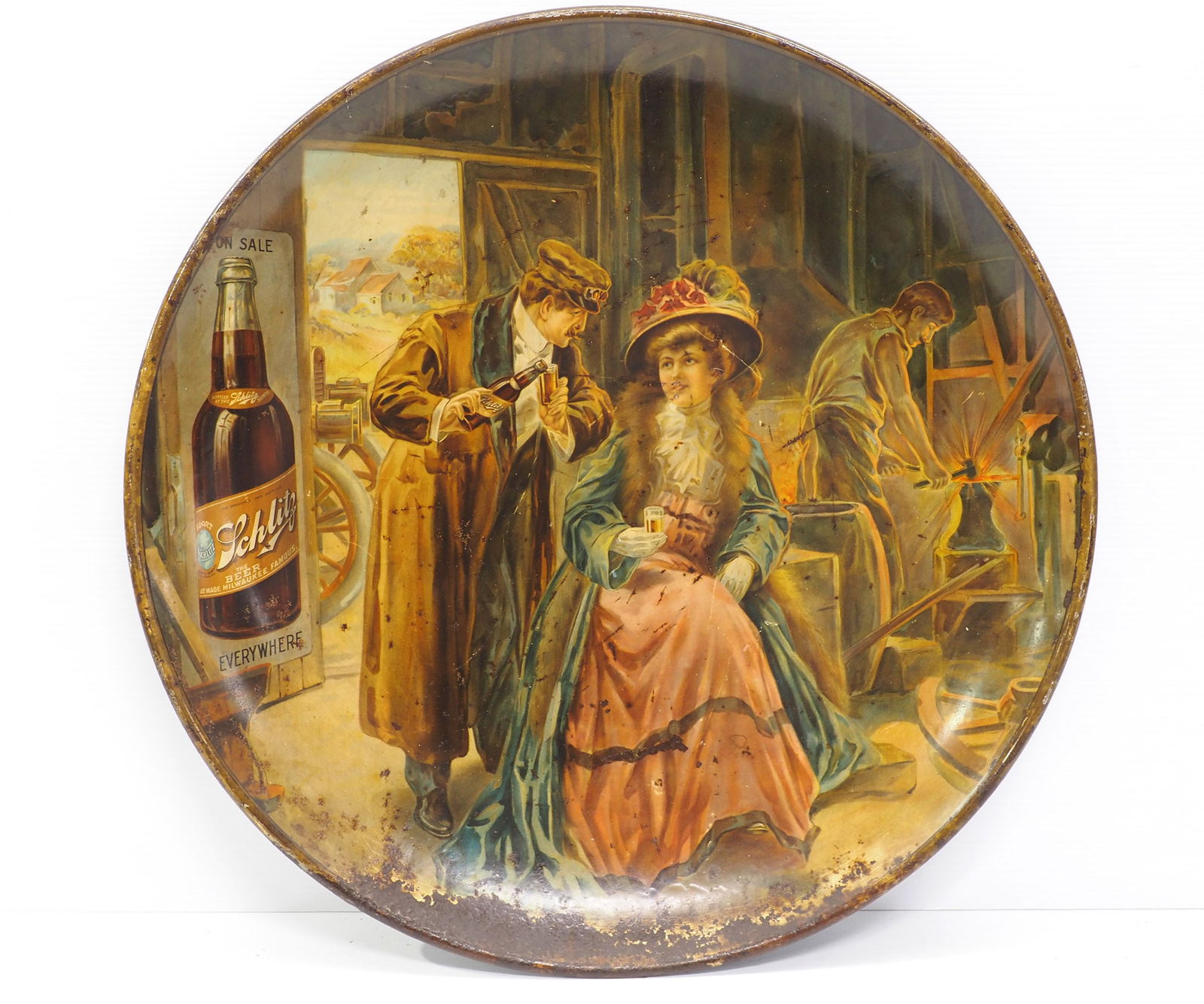 Tin Schlitz sign (1 of 3)