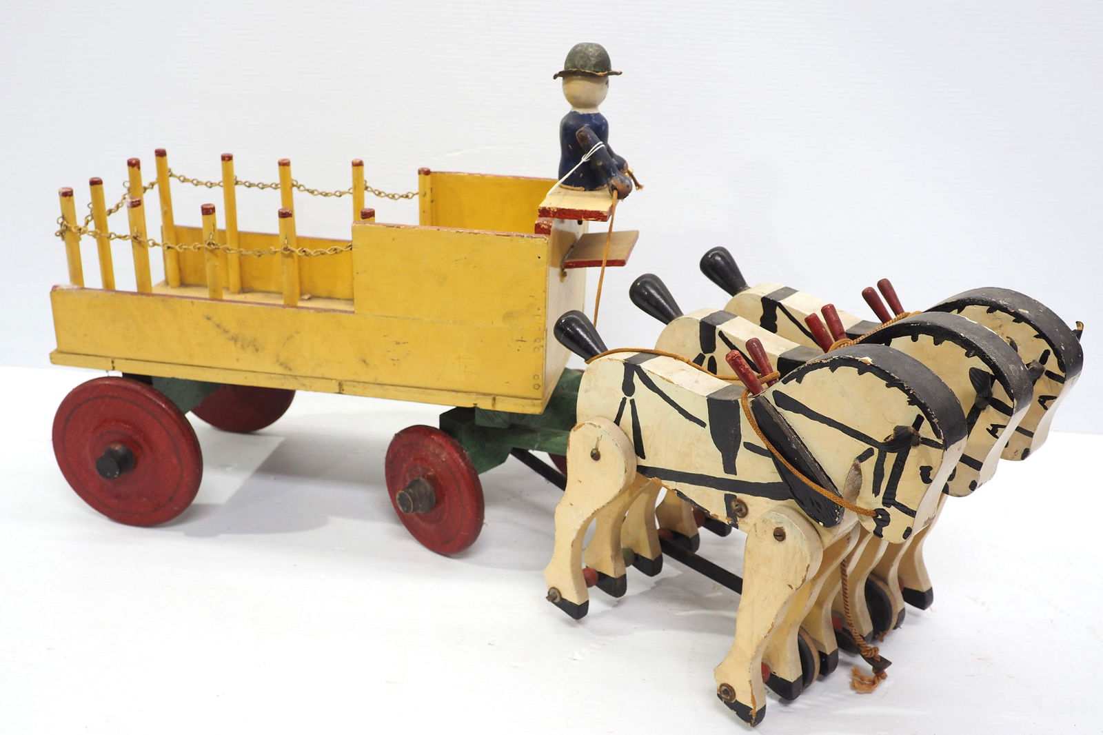 Large toy wooden farm wagon (1 of 3)