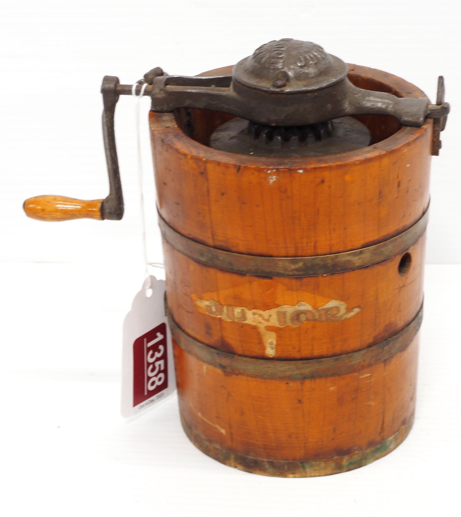 White Mountain Jr ice cream freezer: White Mountain Jr ice cream freezer, 7.5"