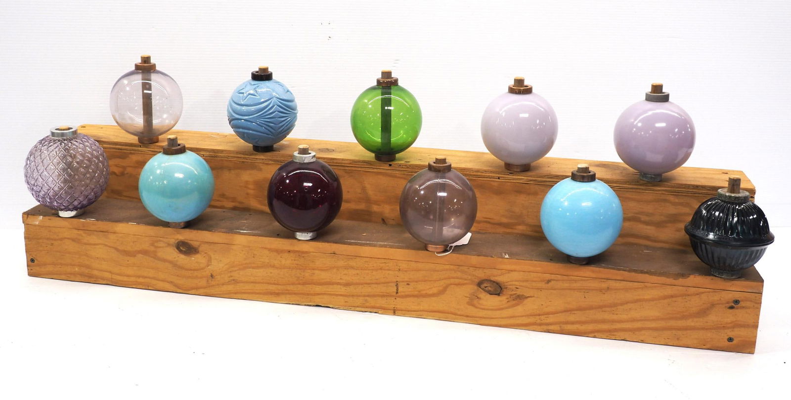 Collection Of (11) Lightning Rod Balls Auction