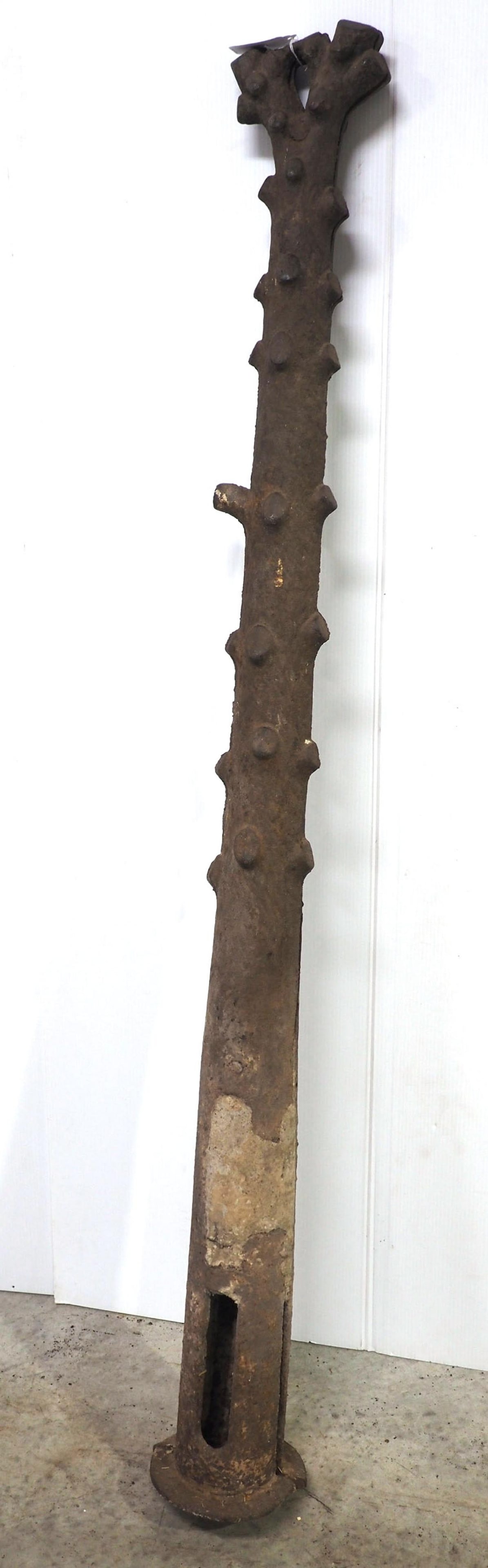 Cast Iron Tree Branch Hitching Post Auction