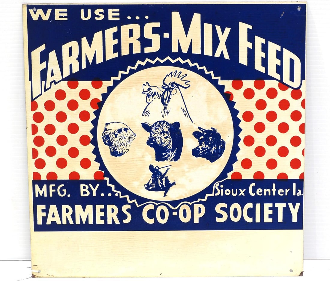 Farmers Mix Feed sign (1 of 2)