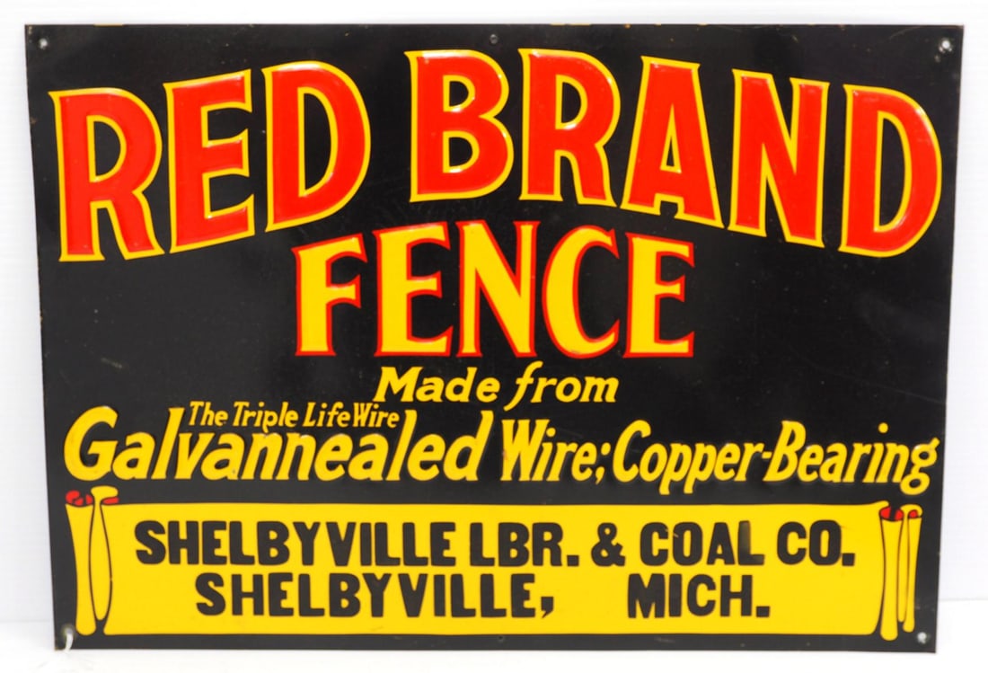 Red Brand Fence sign (1 of 2)