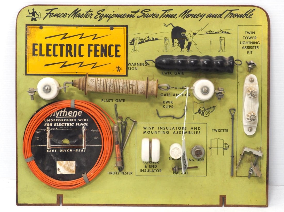 Masonite Fence Master Electric Fence sign (1 of 3)