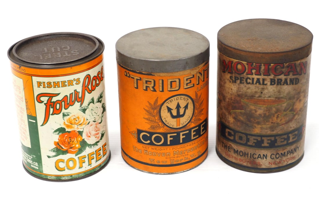 (3) Different coffee tins (1 of 3)