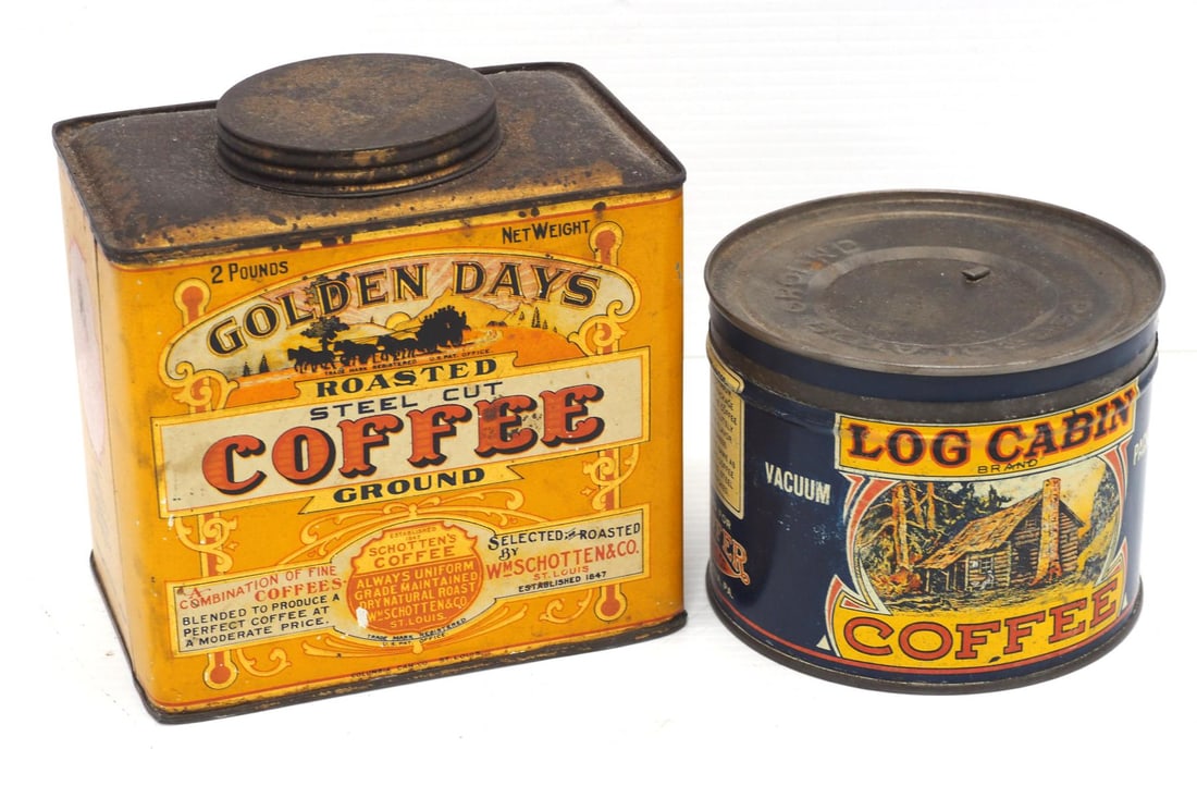 (2) Coffee tins (1 of 2)
