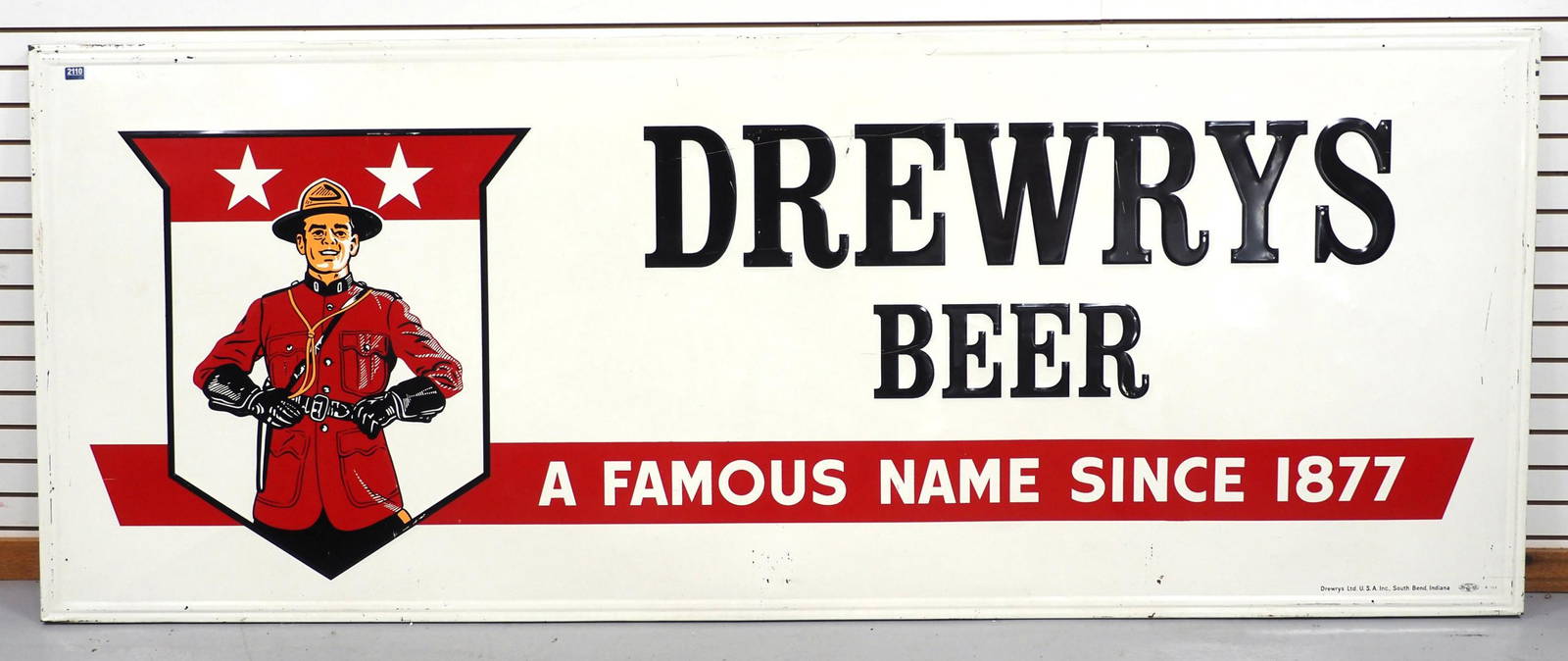 Drewrys Beer Sign Auction