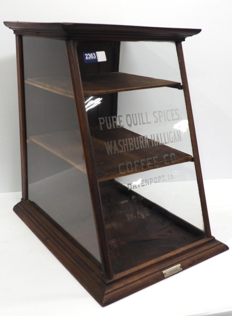 Oak and glass countertop showcase (1 of 7)