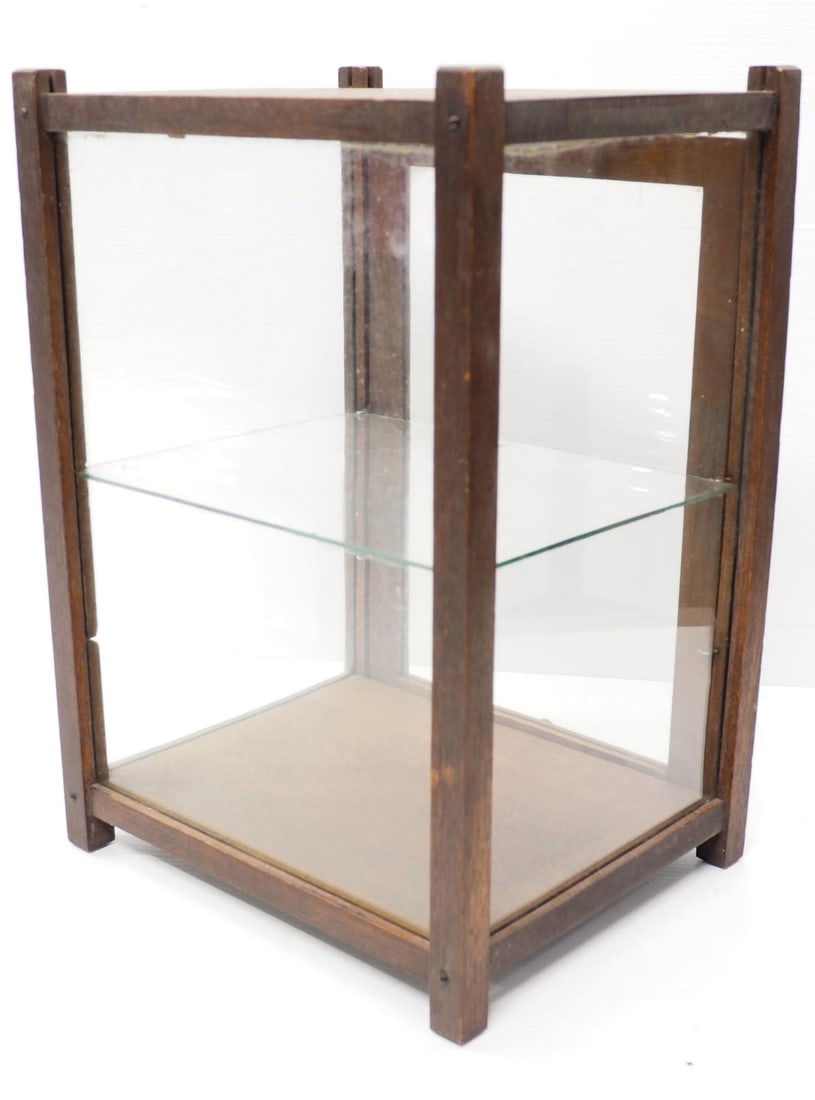 Wood & glass countertop display case (1 of 3)