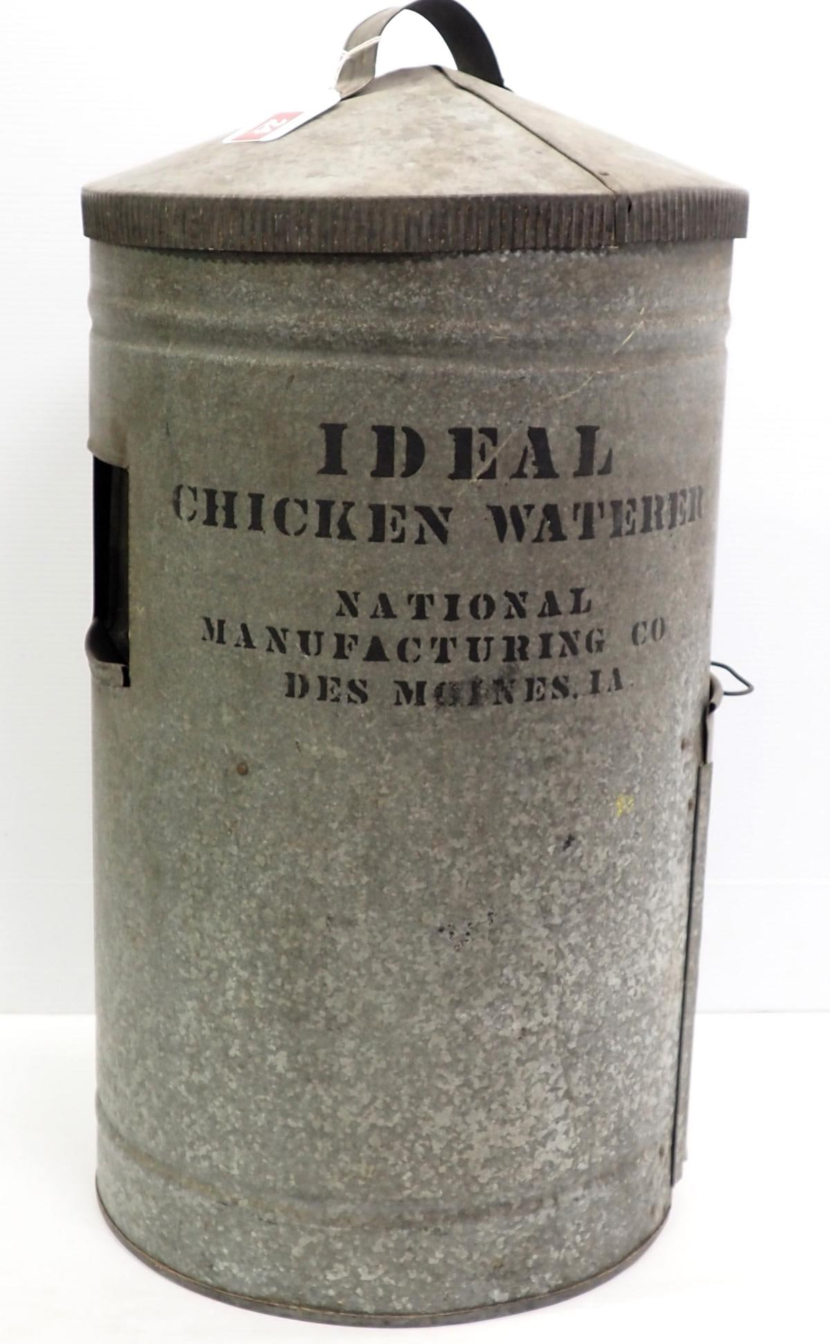 Ideal galvanized chicken waterer (1 of 2)