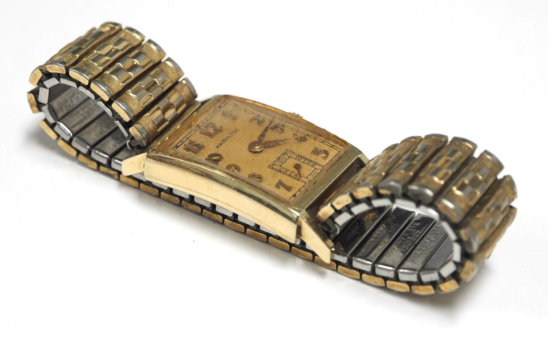 Hamilton 14K gold wristwatch (1 of 4)