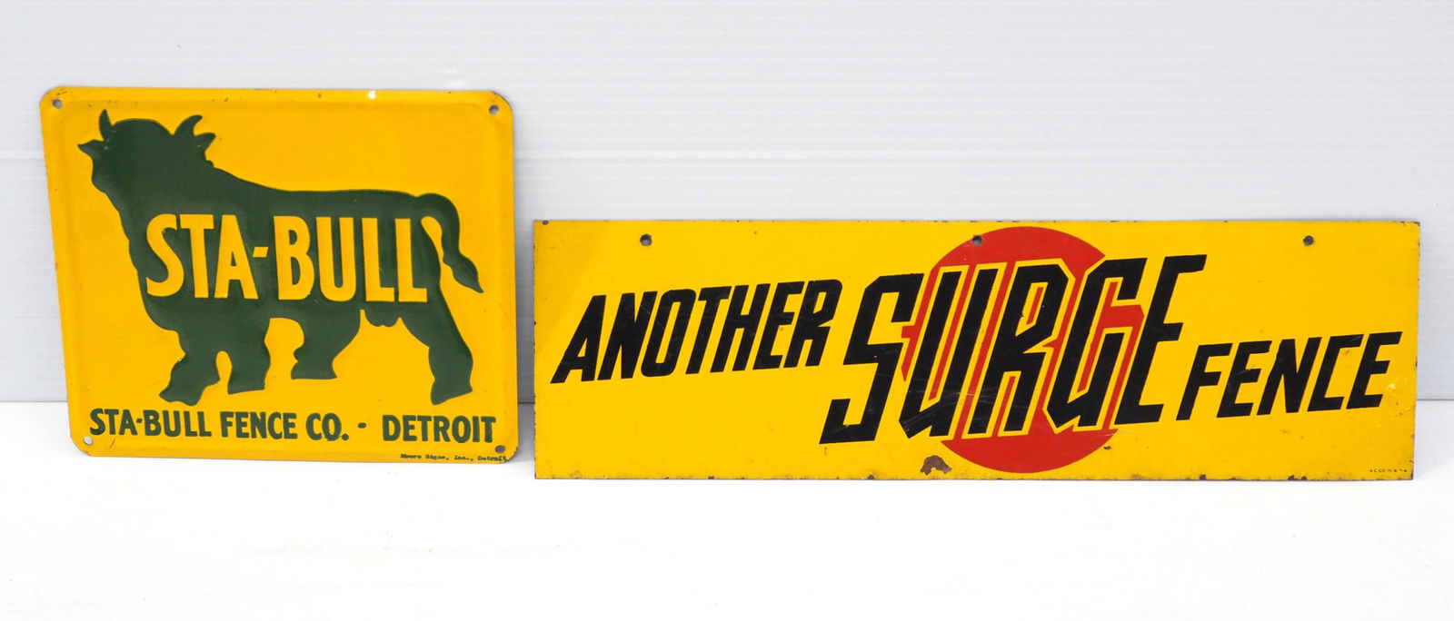 (2) Small signs (1 of 4)