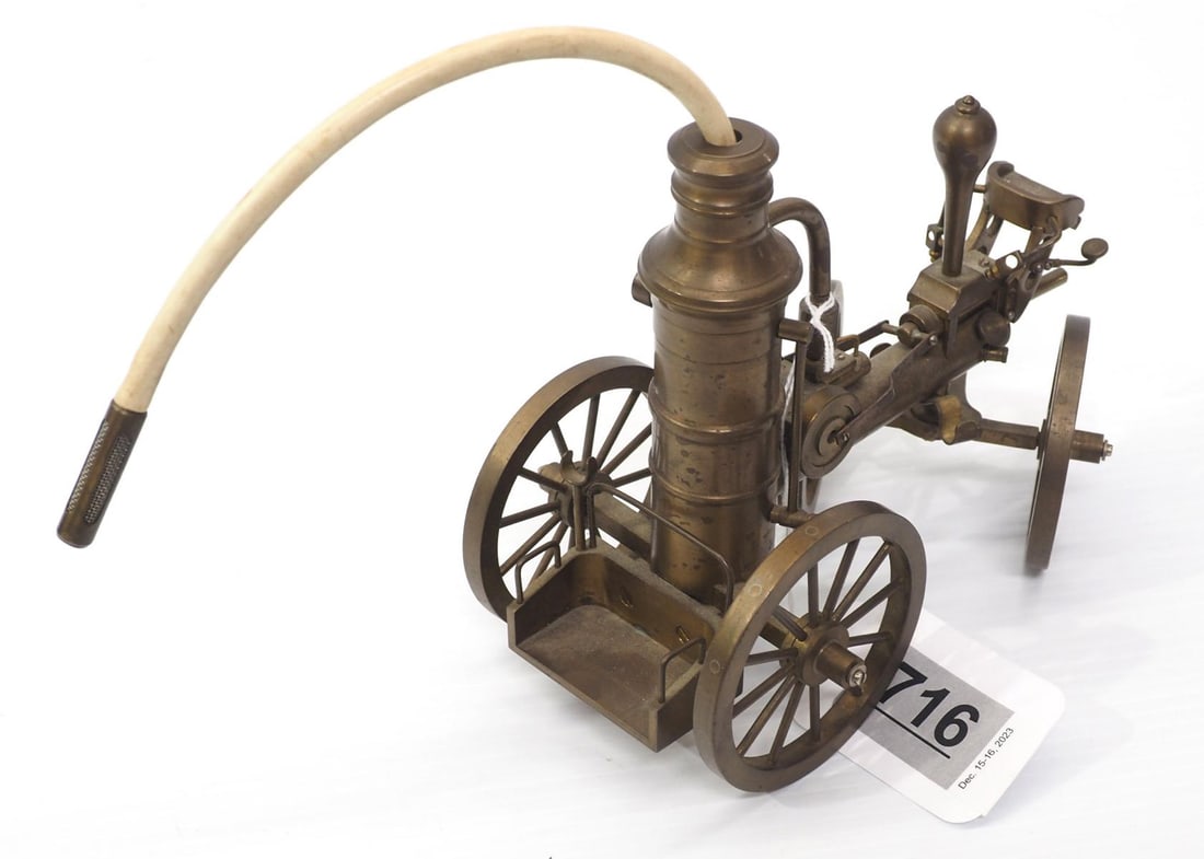 Salesman sample fire dept water pump (1 of 2)