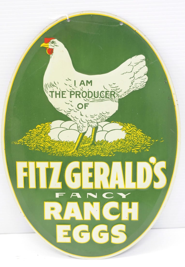 Fitzgerald's Fancy Ranch Eggs sign (1 of 2)