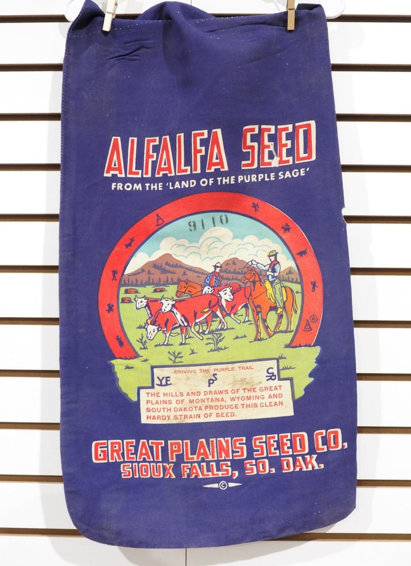 Alfalfa Seed cloth seed bag (1 of 2)