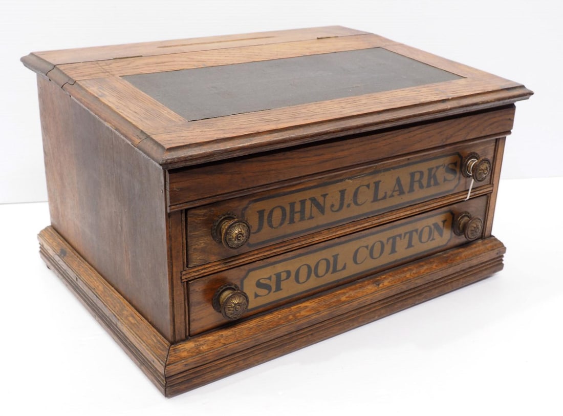 John J. Clark Spool Cabinet