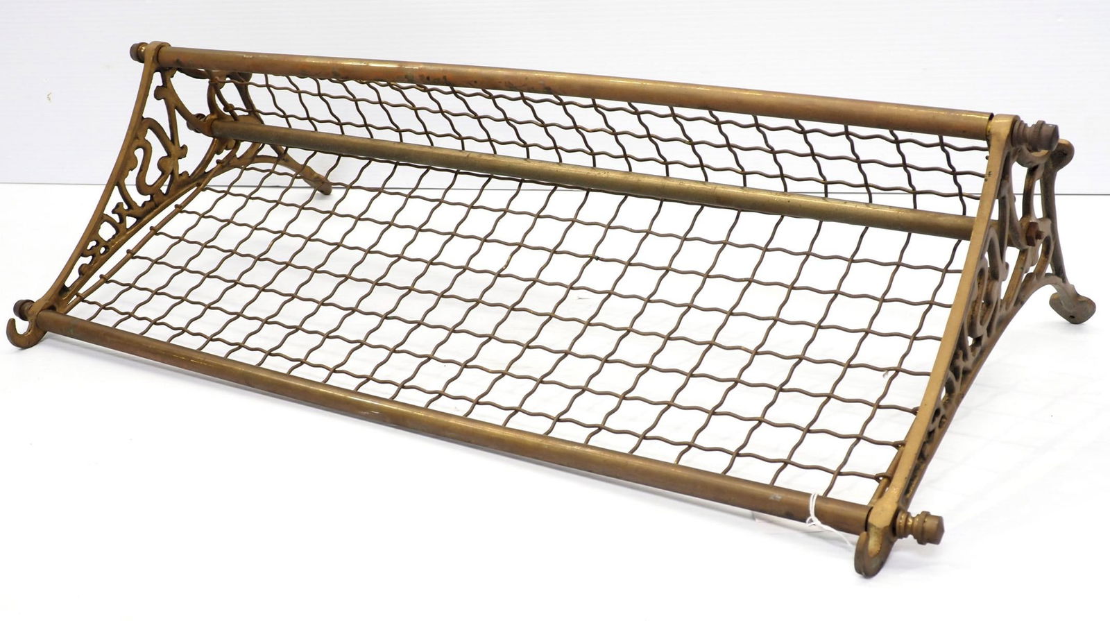 NSW Railroad brass train car shelf (1 of 3)