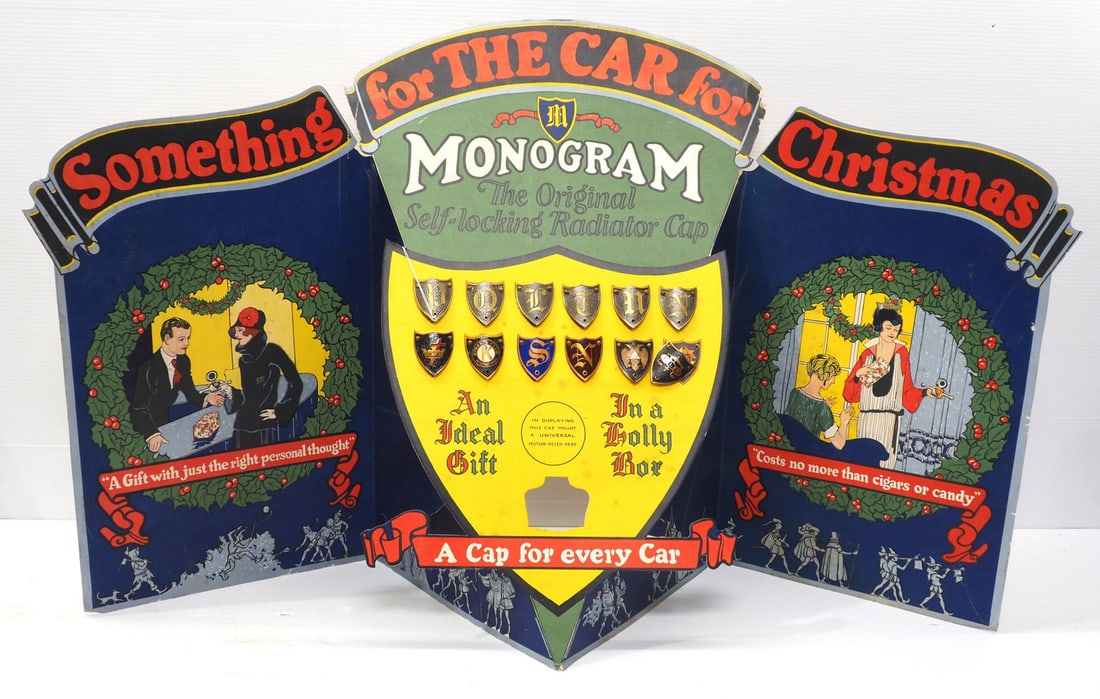 Monogram tri-fold radiator badge display (1 of 2)