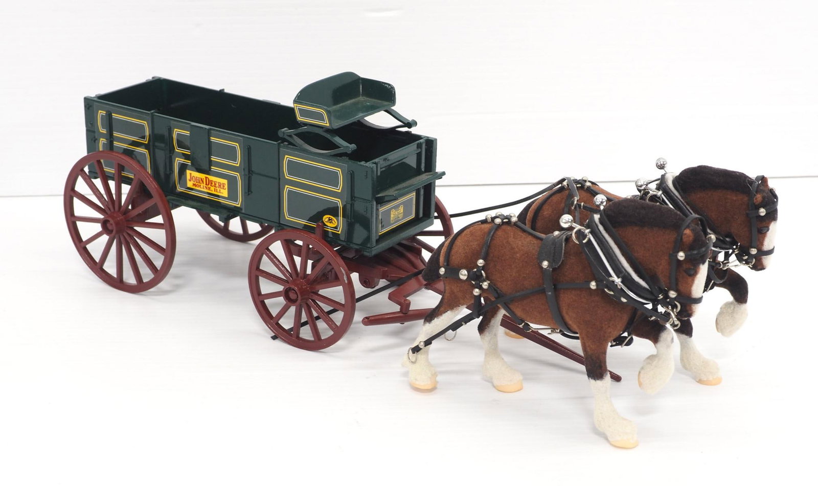 John Deere Box Wagon with Team of Horses (1 of 5)