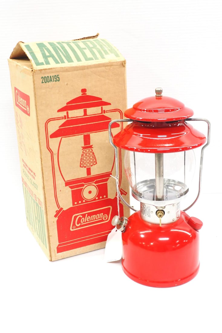 Coleman Model 200A red gas lantern (1 of 3)